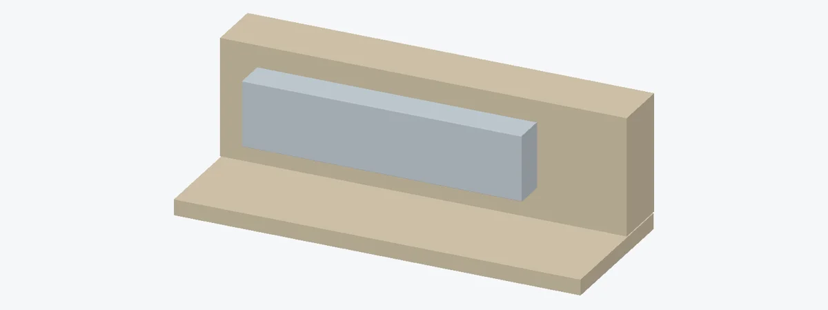 CFRP strengthening, stage 1: exposure around a concrete member